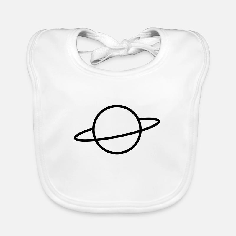 Planet - Baby Bio-Lätzchen - Weiß