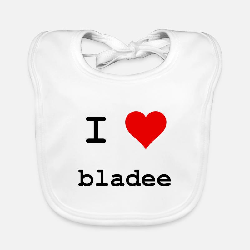 Ich liebe Bladee Baby Bio-Lätzchen