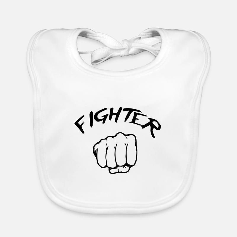 Combattant - Fighter Bavoir bio Bébé