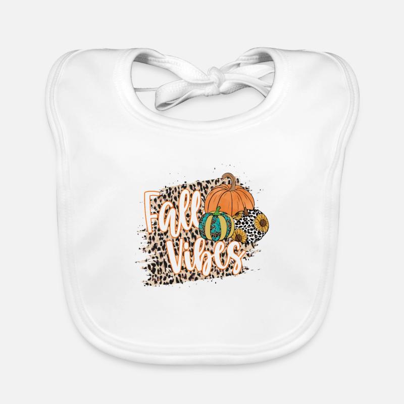 Fall Vibes Organic Baby Bibs