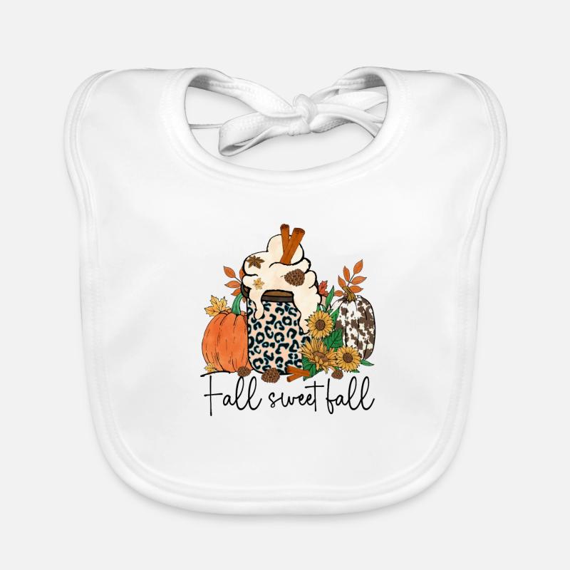 Herbst Süßer Herbst Baby Bio-Lätzchen