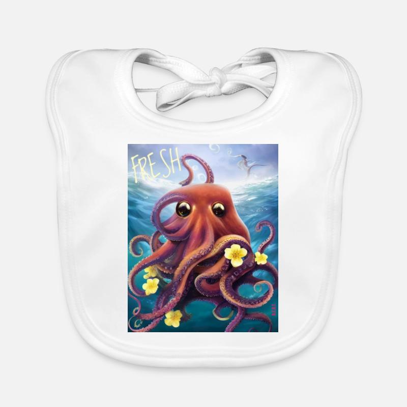 Octopus Baby Bio-Lätzchen