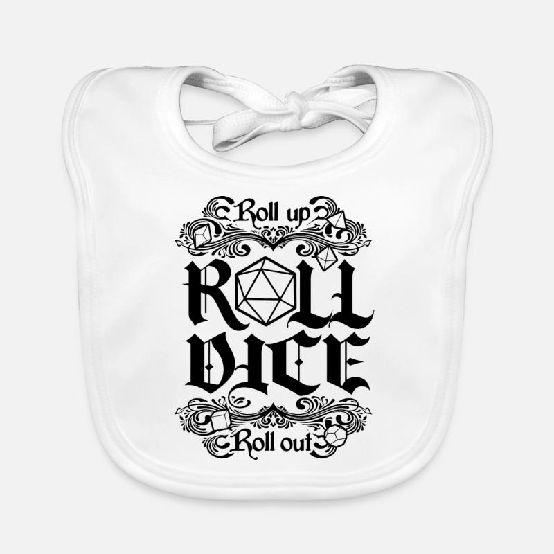 Roll Dice RPG-SPIEL Baby Bio-Lätzchen
