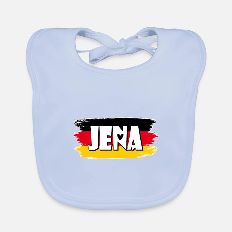Drapeau d’Iéna, Allemagne Bavoir bio Bébé
