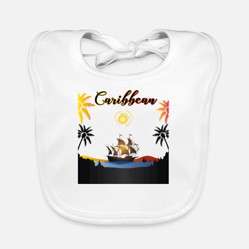 Caraïbes Bavoir bio Bébé