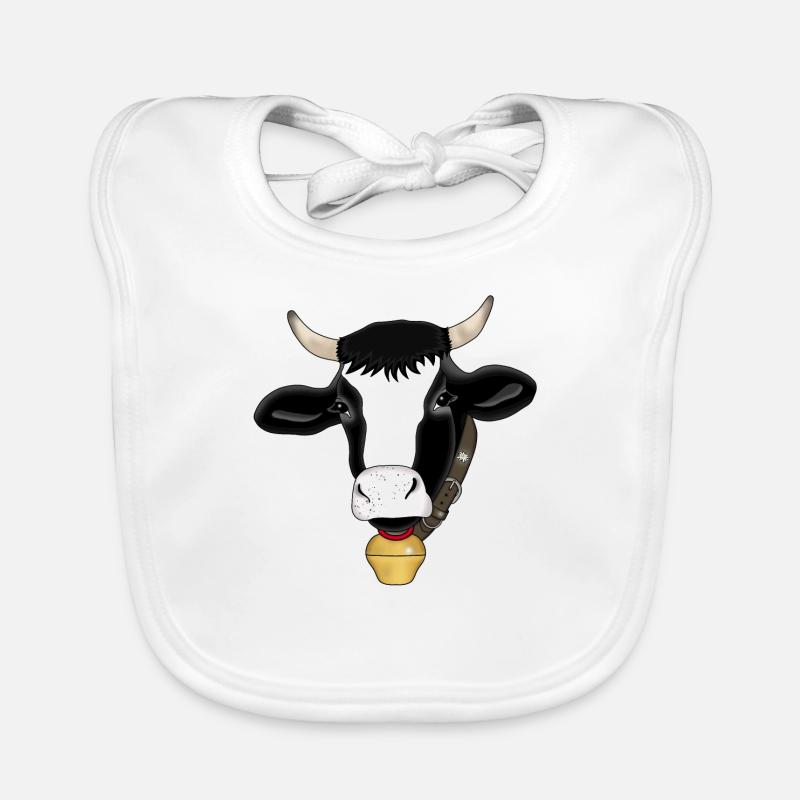 Ferme de vaches Bavoir bio Bébé