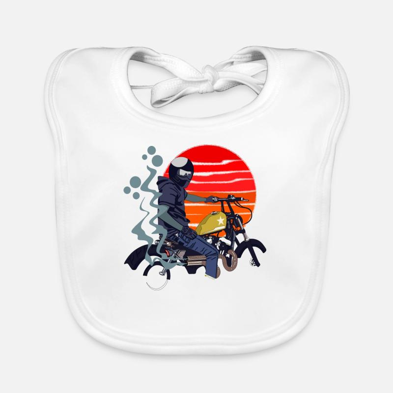 Motorcycle Organic Baby Bibs