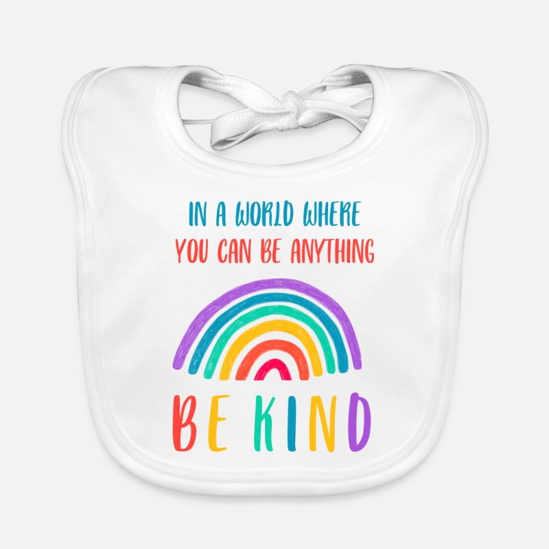 Be kind bunt Baby Bio-Lätzchen