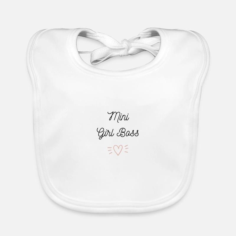 Mädchen Boss Baby Bio-Lätzchen