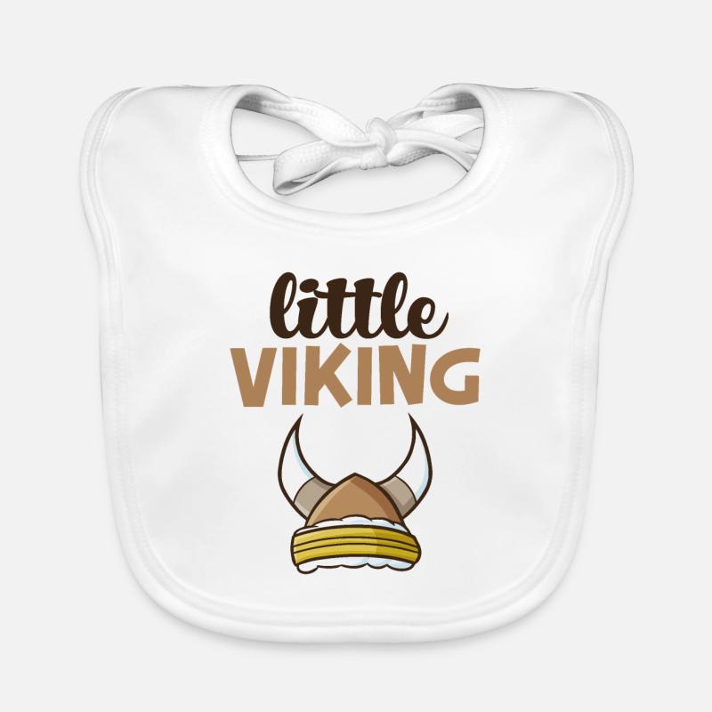 Piccolo vichingo Bavaglino ecologico per neonato
