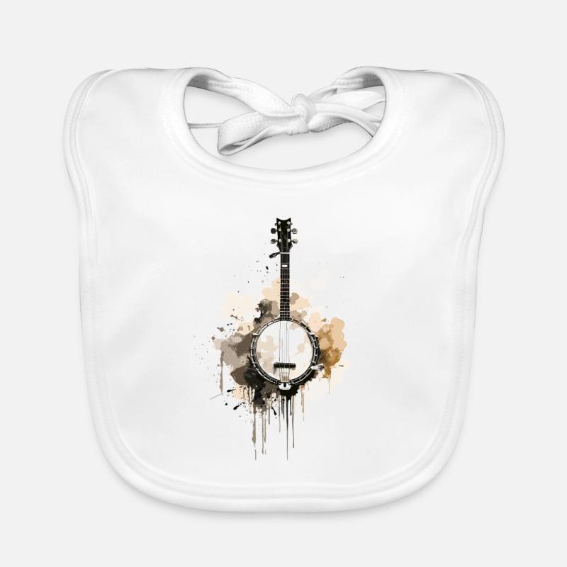 Banjo Authentic Bluegrass & Bavoir bio Bébé
