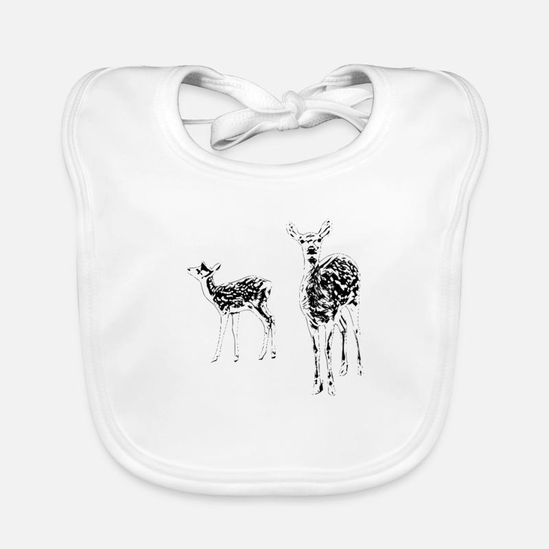 cerf Bavoir bio Bébé