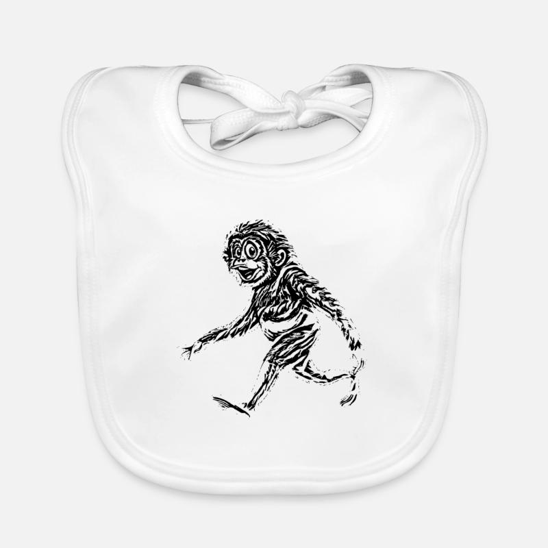 Affe Baby Bio-Lätzchen
