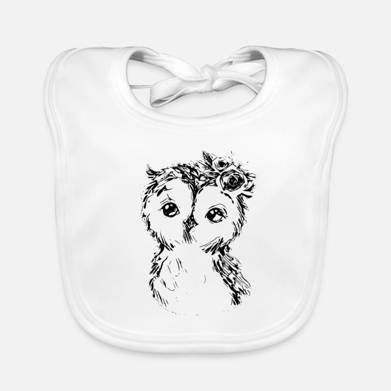 Eule Baby Bio-Lätzchen