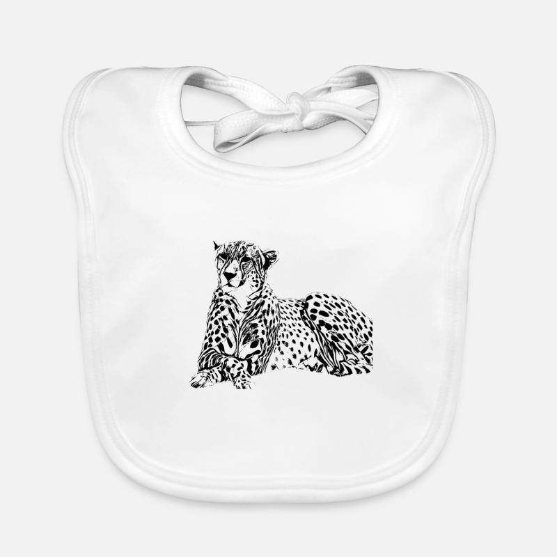 guépard Bavoir bio Bébé