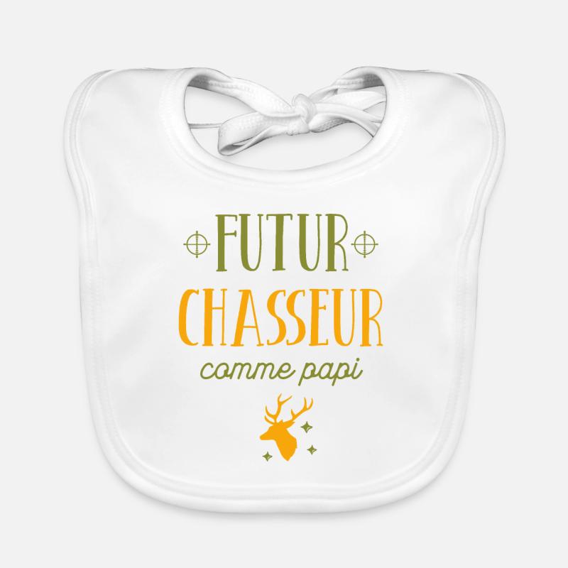 futur chasseur comme papy Bavoir bio Bébé