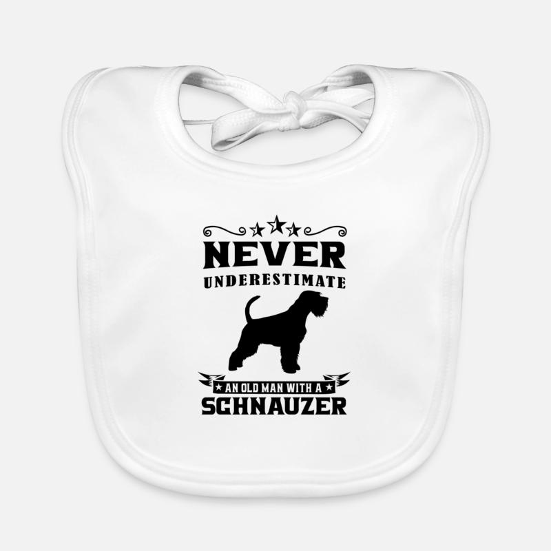 Schnauzer Chien Miniature Schnauzer Géant Schnauzer Bavoir bio Bébé