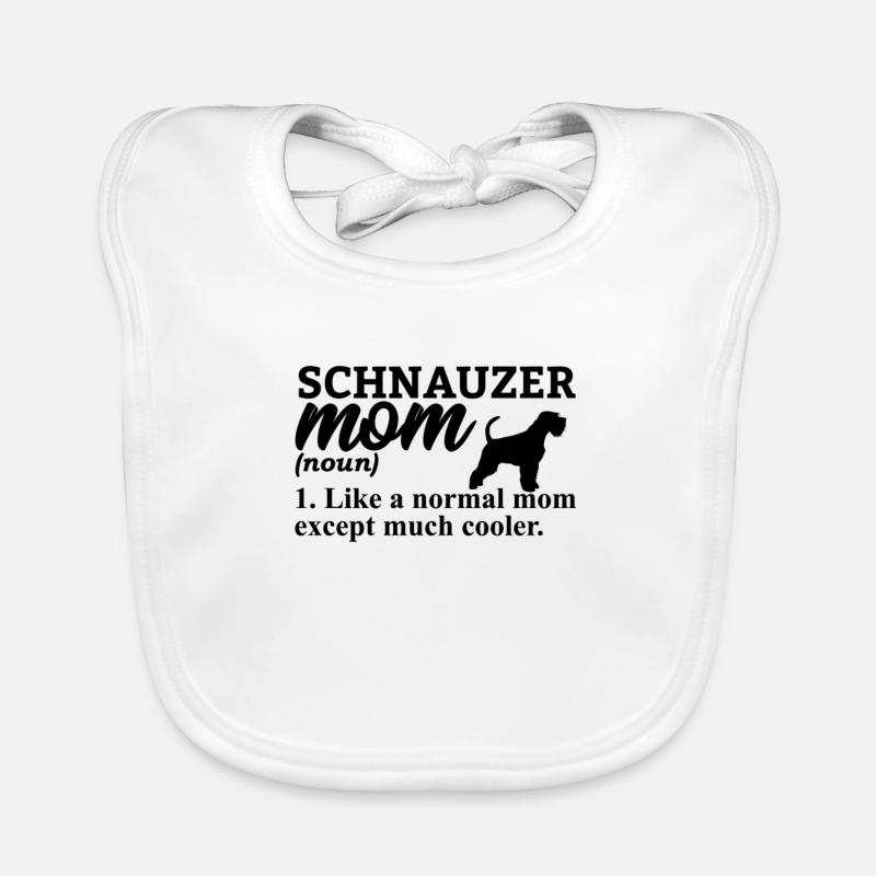 Schnauzer Chien Miniature Schnauzer Géant Schnauzer Bavoir bio Bébé