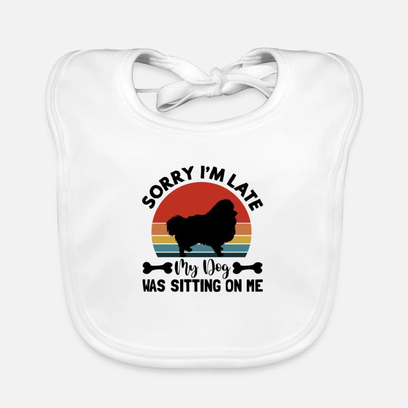 Spitz Pomeranian Zwergspitz Dog Organic Baby Bibs