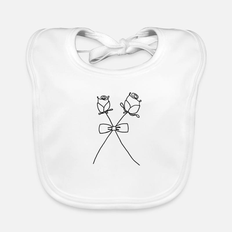 United Roses Organic Baby Bibs