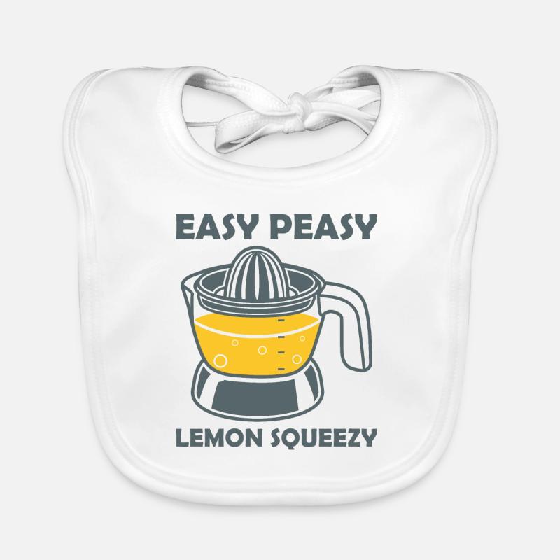 Presse-citron Easy Peasy Lemon Squeezy Bavoir bio Bébé
