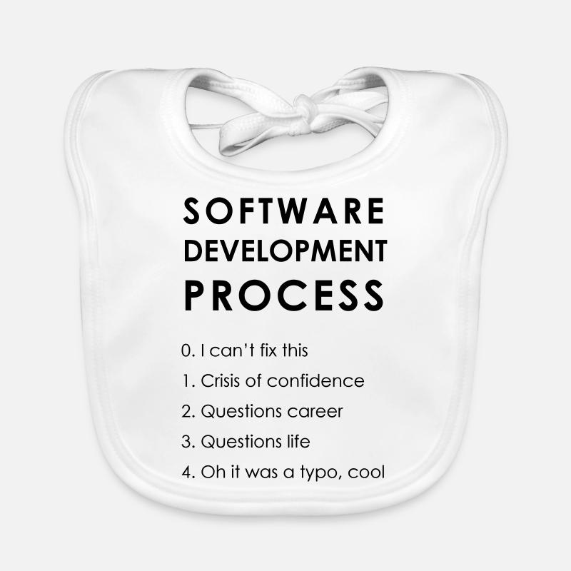 Software Development Process Organic Baby Bibs