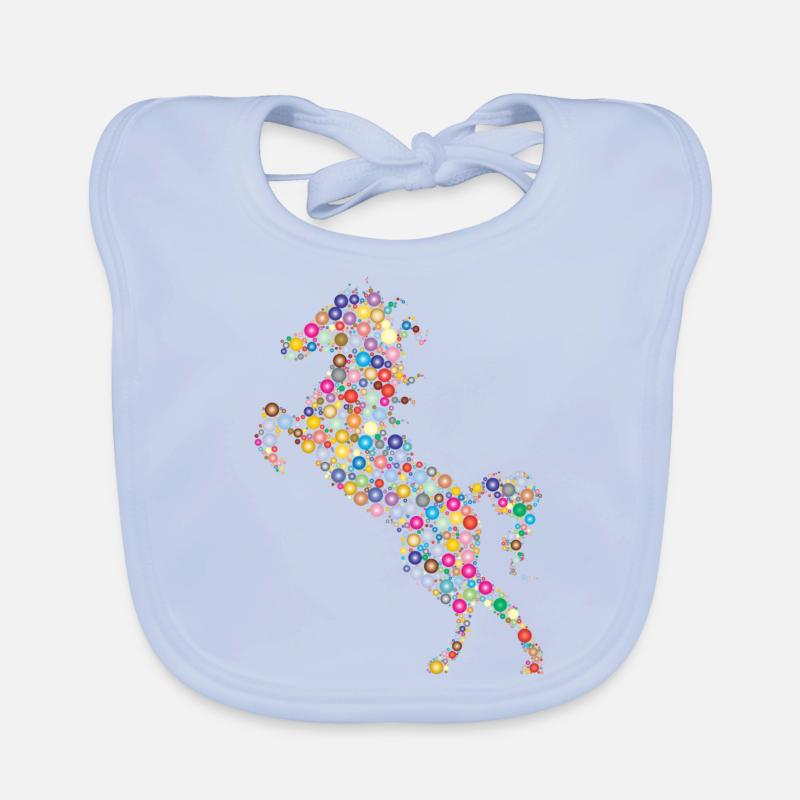 Pferd Baby Bio-Lätzchen