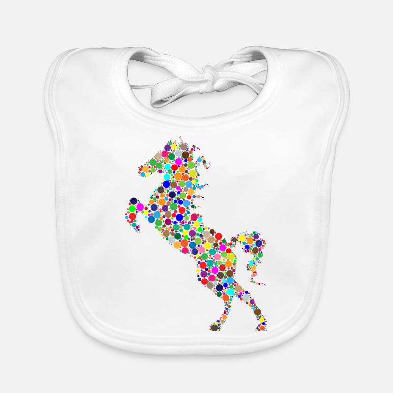 Pferd Baby Bio-Lätzchen