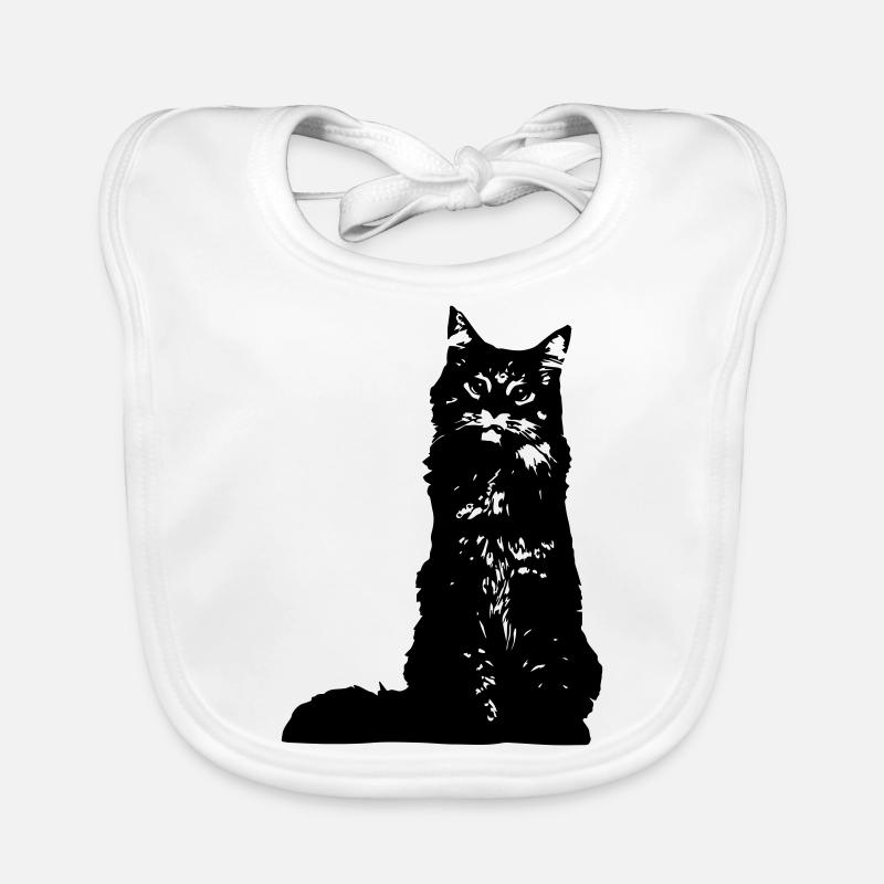 cat Organic Baby Bibs