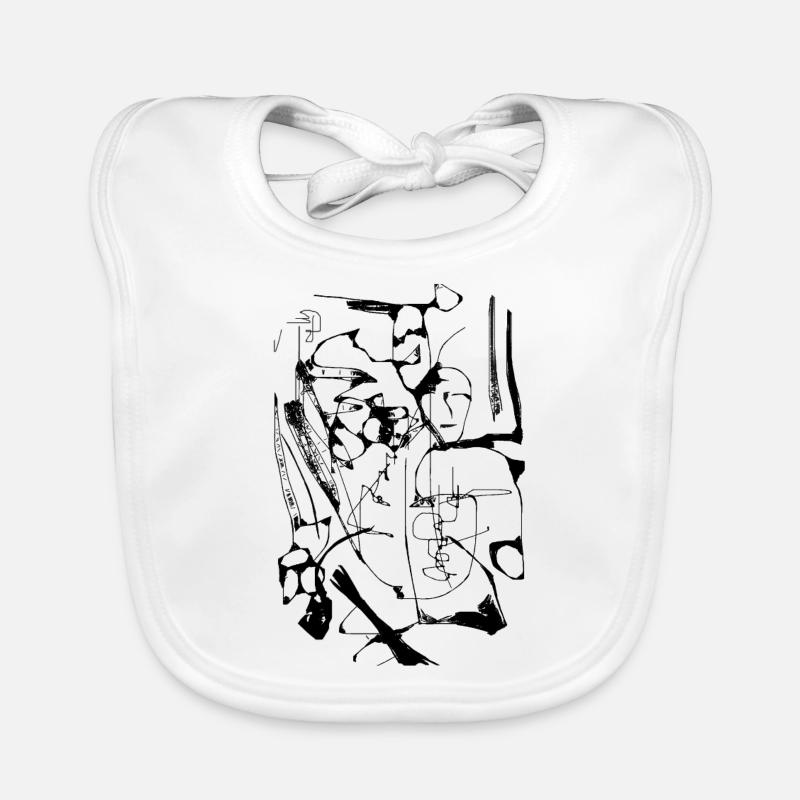 Liberté d'interprétation 2 - Bavoir bio Bébé - blanc