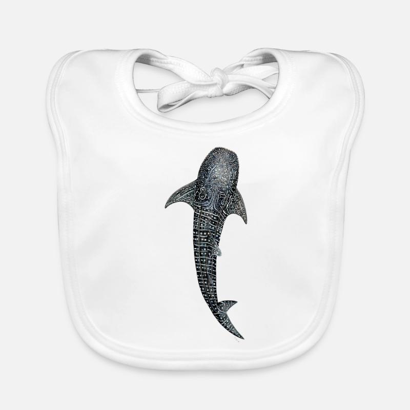 Baleine conception de requin pour les plongeurs, les pêcheurs Bavoir bio Bébé