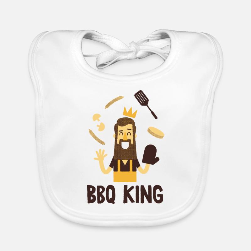 king bbq Organic Baby Bibs