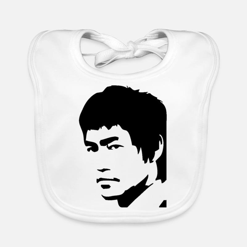 bruce lee la légende Bavoir bio Bébé