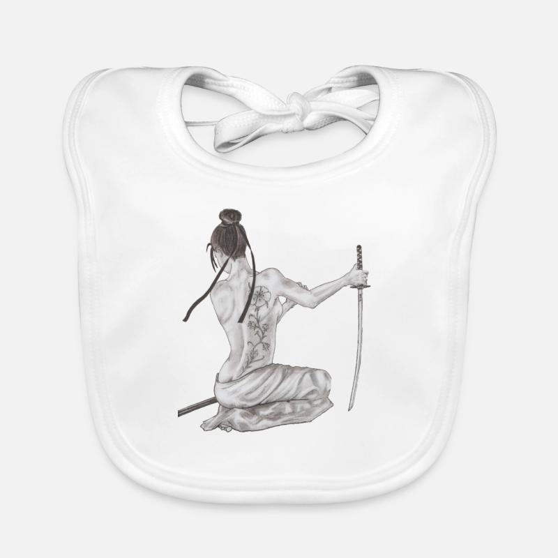 The Samurai Organic Baby Bibs