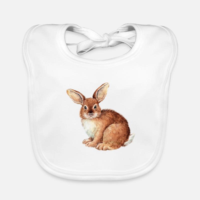 RABBIT ROSA Organic Baby Bibs