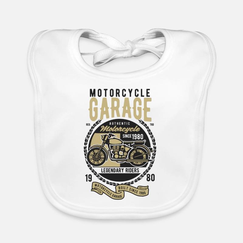 motorcycle Organic Baby Bibs