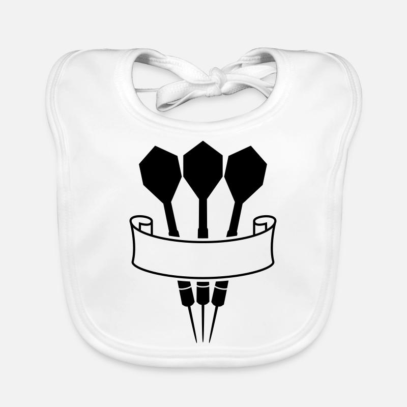 Darts Banner Logo Bavoir bio Bébé