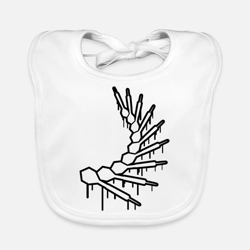 Darts Graffiti Bavoir bio Bébé