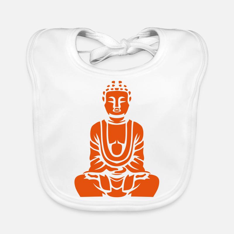 bouddha boudha bouda 6102 Bavoir bio Bébé