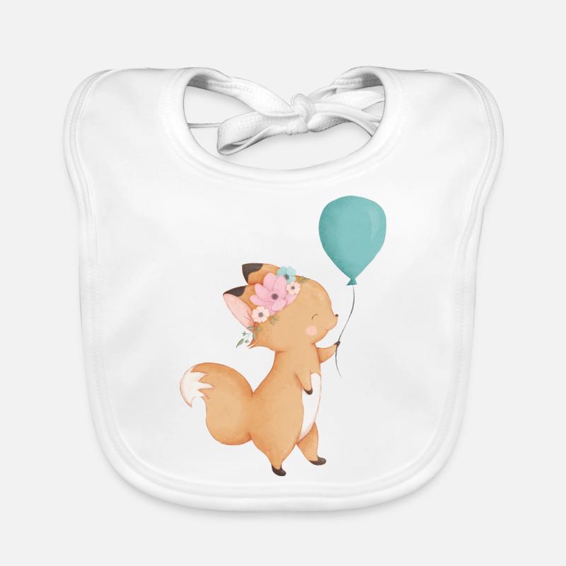 Ballon bébé renard Bavoir bio Bébé