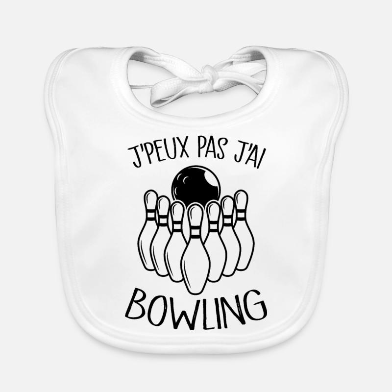 Je Peux Pas J'ai Bowling Bavoir bio Bébé