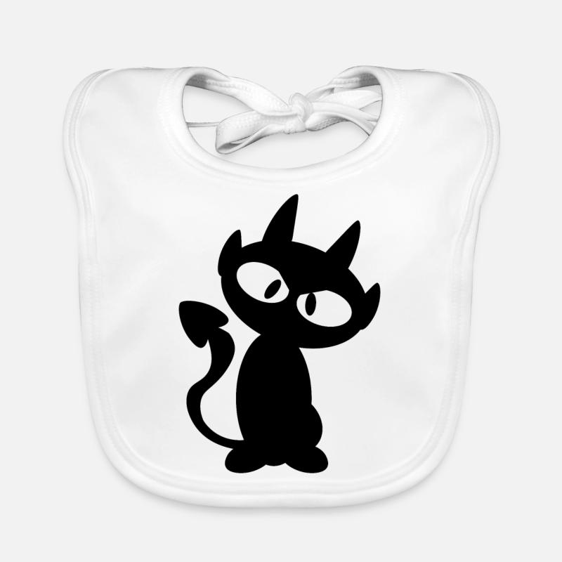 little black devil - devil T-shirt Organic Baby Bibs