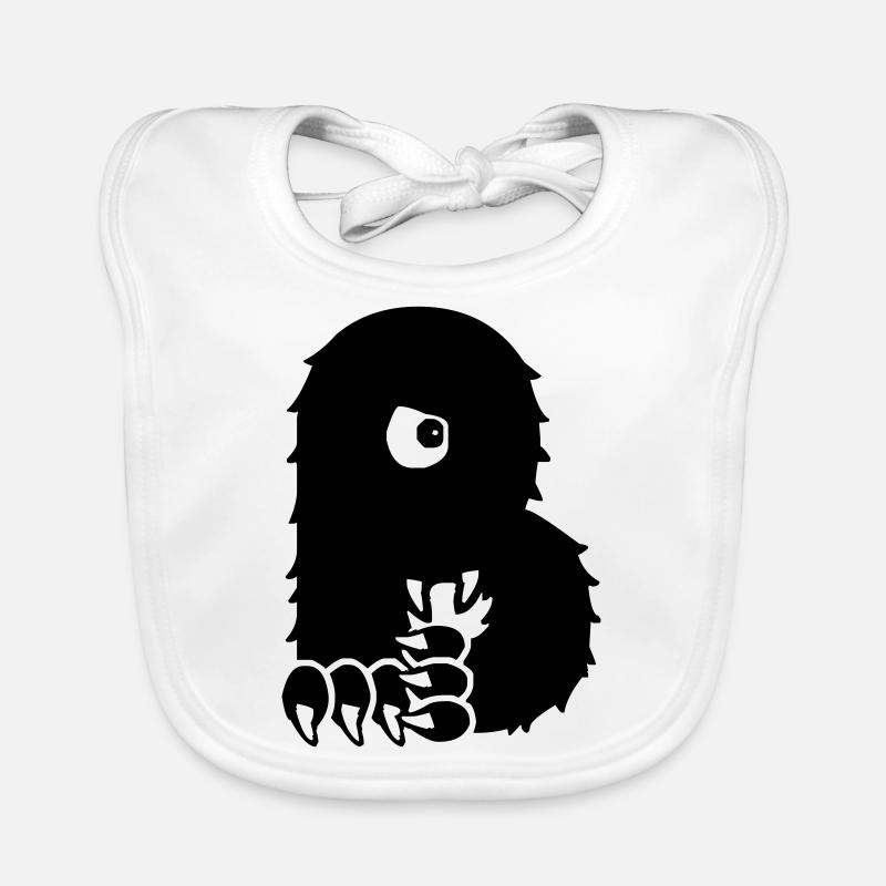 Monster Buchstabe B Baby Bio-Lätzchen