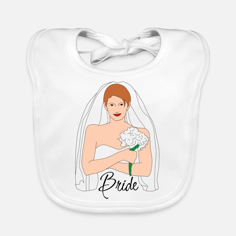 Marron de la mariée Bavoir bio Bébé