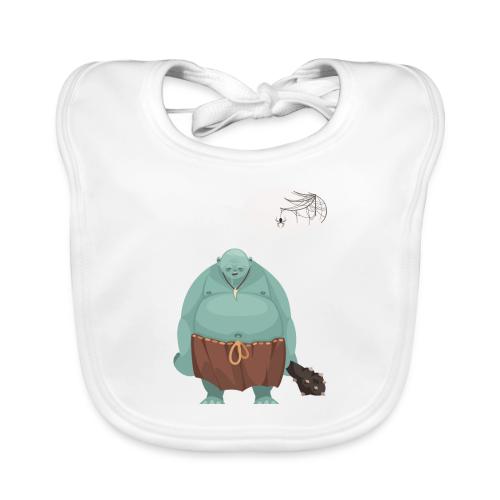 Troll idiot - Bavoir bio Bébé