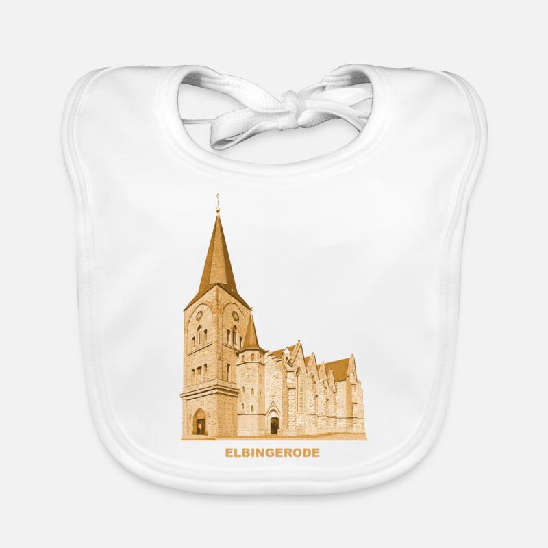 Elbingerode Kirche Harz Oberharz Sachsen-Anhalt Baby Bio-Lätzchen