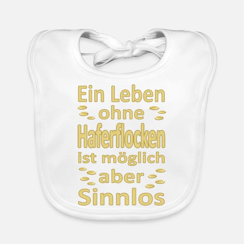 Ein Leben ohne Haferflocken Baby Bio-Lätzchen
