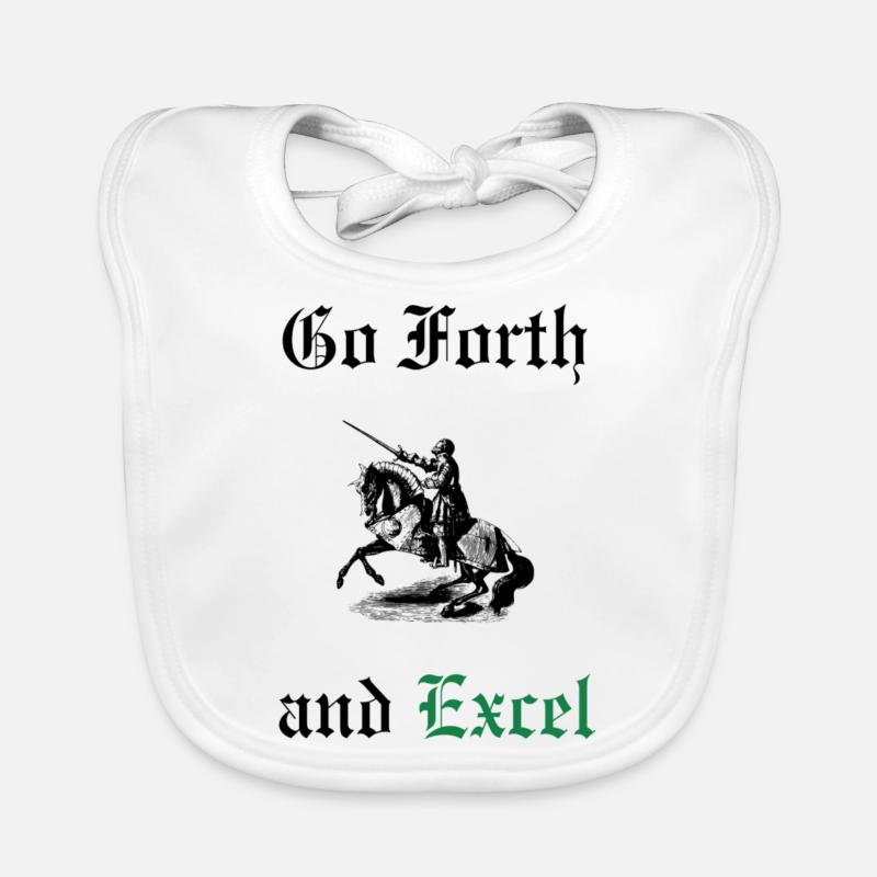 Go Forth and Excel Organic Baby Bibs