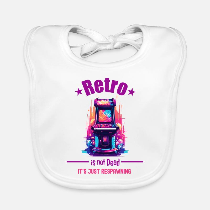 Cadeau d’arcade de jeu rétro Bavoir bio Bébé