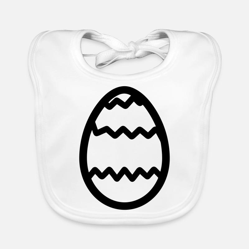 Easter Egg Organic Baby Bibs